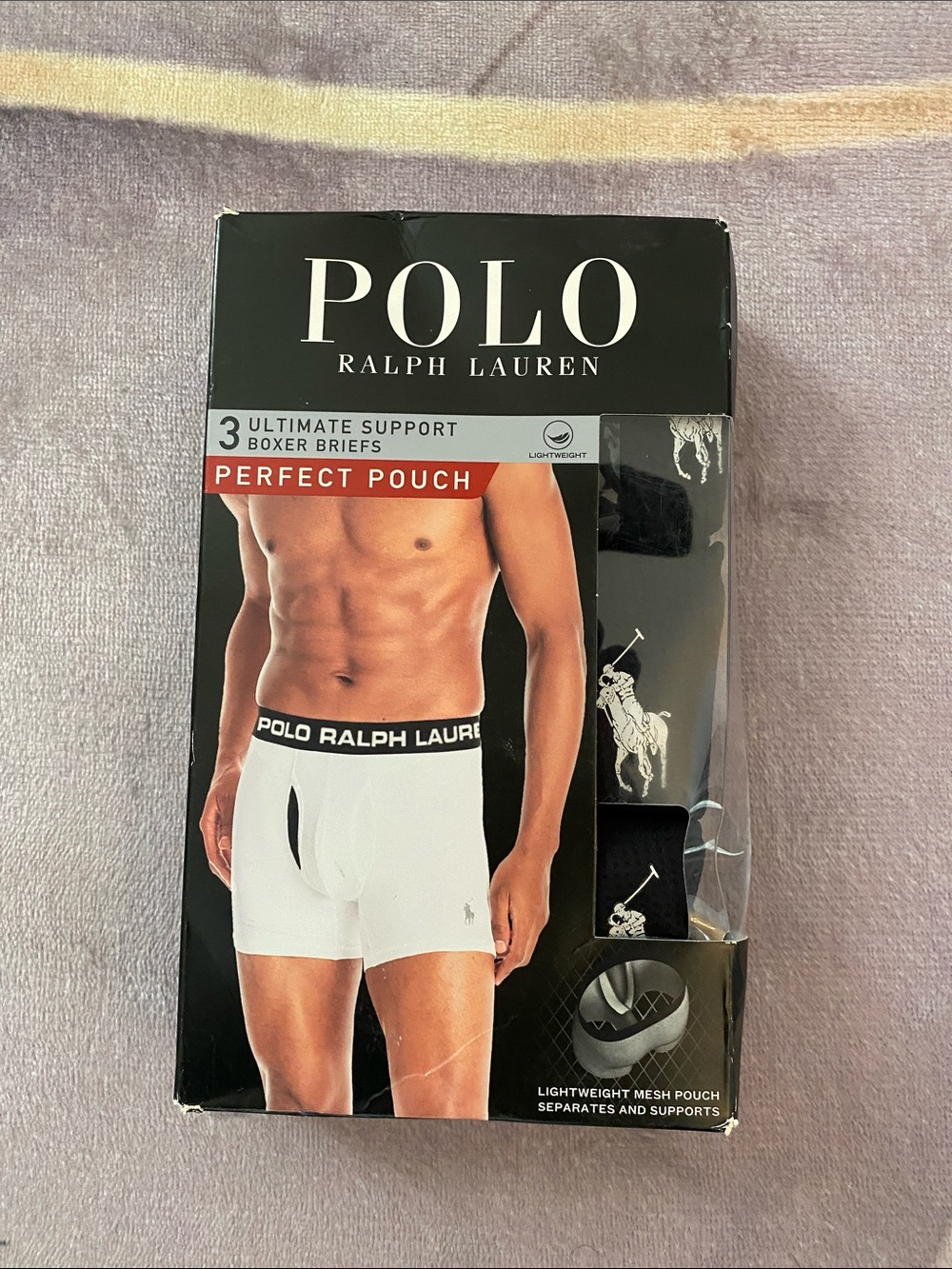 New Polo Ralph Lauren Perfect Pouch 3 Boxer Brief size XL